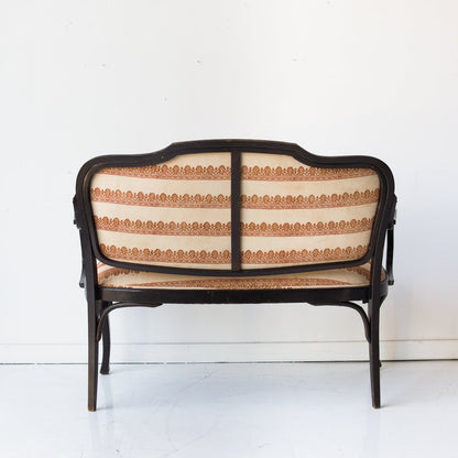 Upholstered Bentwood Settee