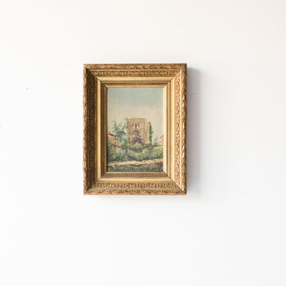 Village Path Landscape Oil Painting