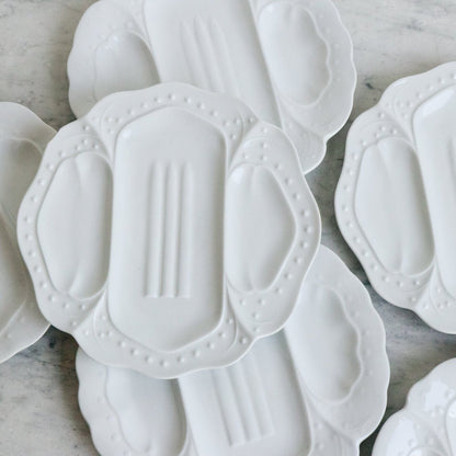 Vintage Asparagus Plate Set of 6