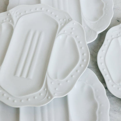 Vintage Asparagus Plate Set of 6