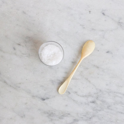 Vintage Baccarat Crystal Glass With Bone Spoon