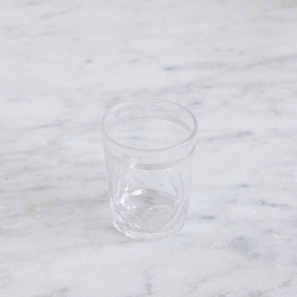 Vintage Baccarat Crystal Glass With Bone Spoon