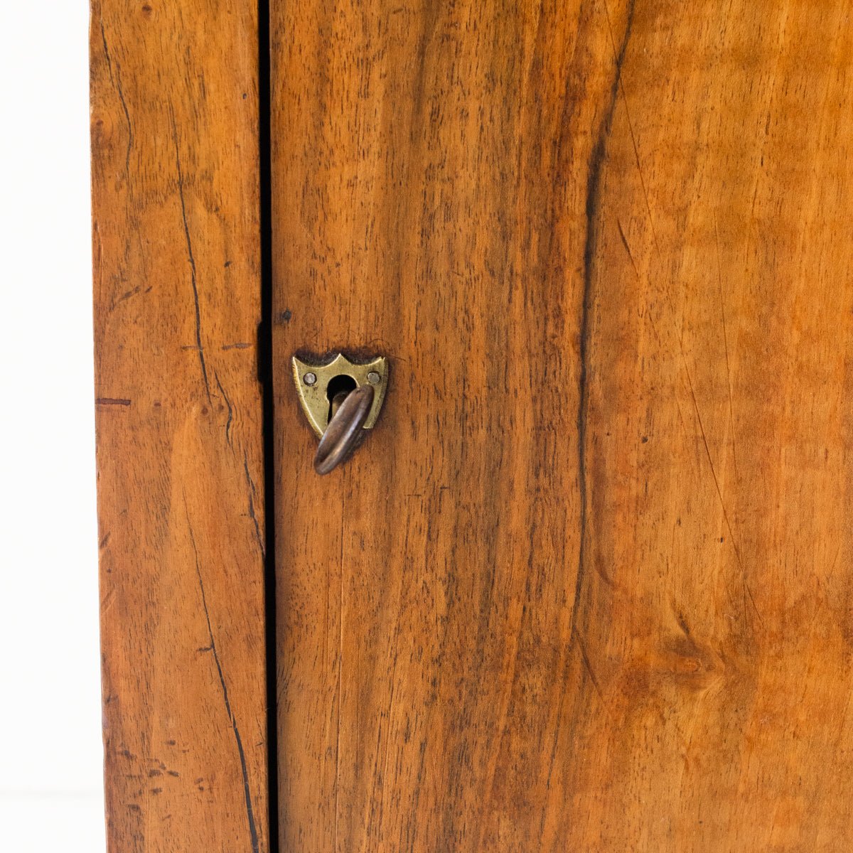 Vintage Bedside Table With Book-Matched Face