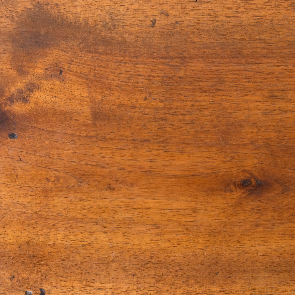Vintage Bedside Table With Book-Matched Face