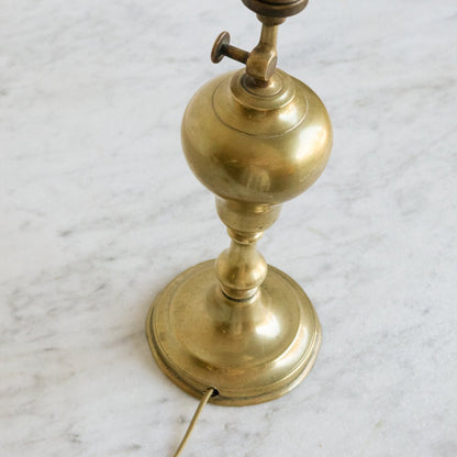 Vintage Burnished Brass Lamp