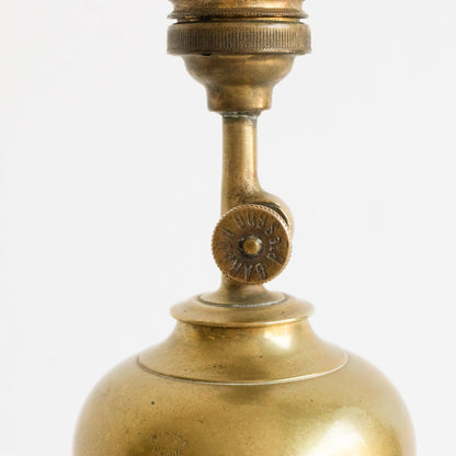 Vintage Burnished Brass Lamp