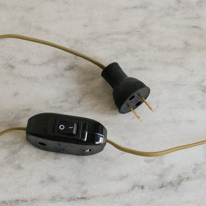 Vintage Burnished Brass Lamp