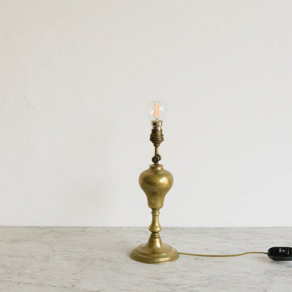 Vintage Burnished Brass Lamp
