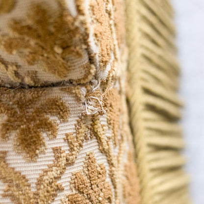 Vintage Chenille Crapaud Chair