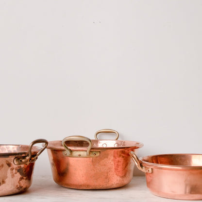 Vintage Copper Jam Pot