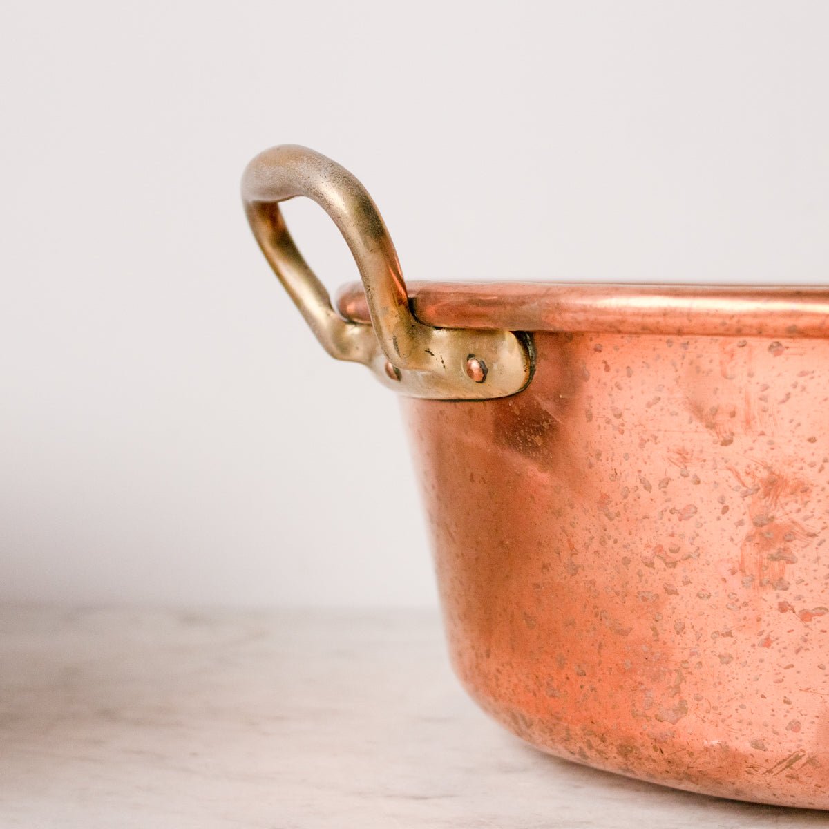 Vintage Copper Jam Pot