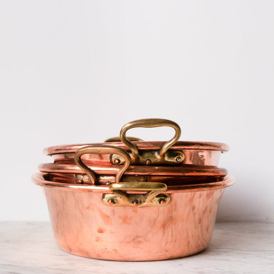 Vintage Copper Jam Pot