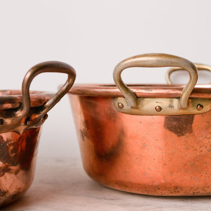 Vintage Copper Jam Pot