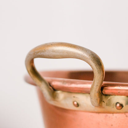 Vintage Copper Jam Pot