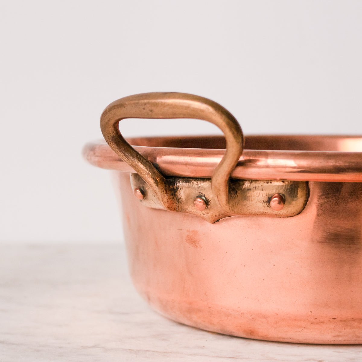 Vintage Copper Jam Pot
