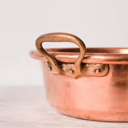 Vintage Copper Jam Pot