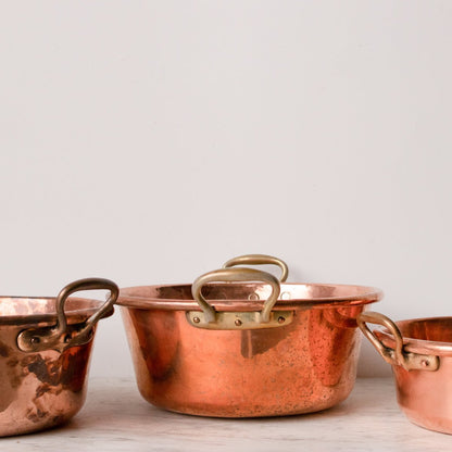 Vintage Copper Jam Pot