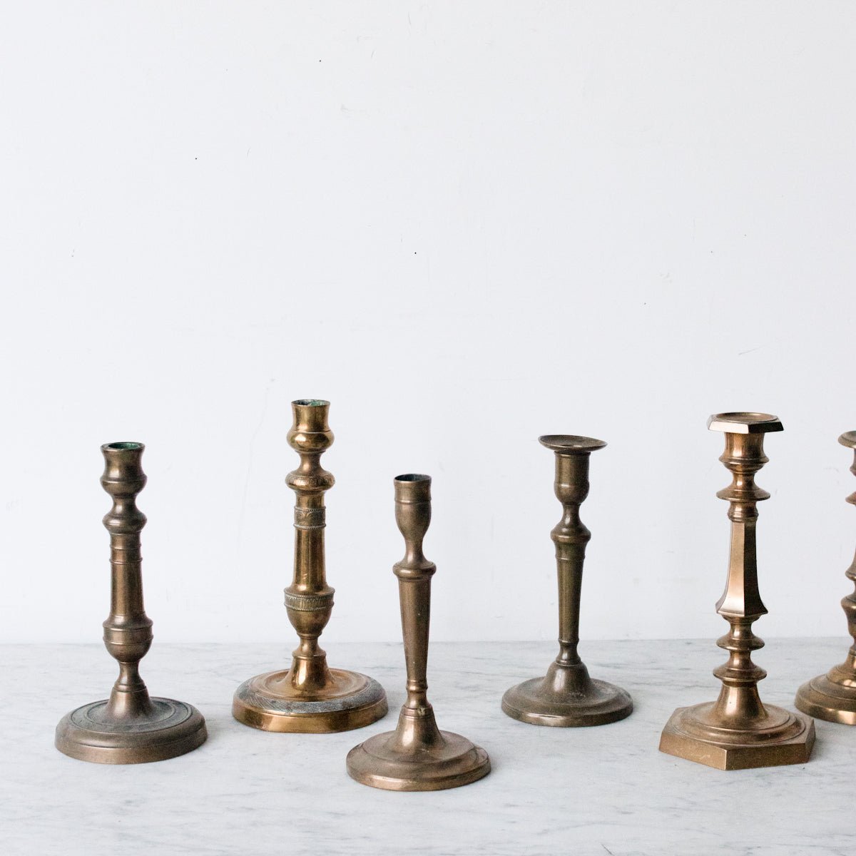 Vintage Coppery Candlestick