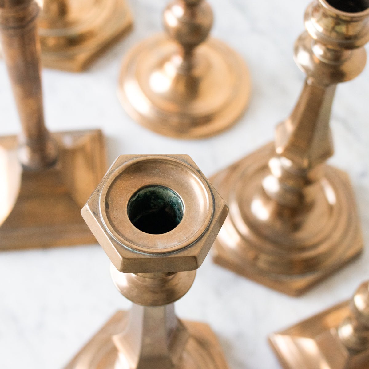 Vintage Coppery Candlestick