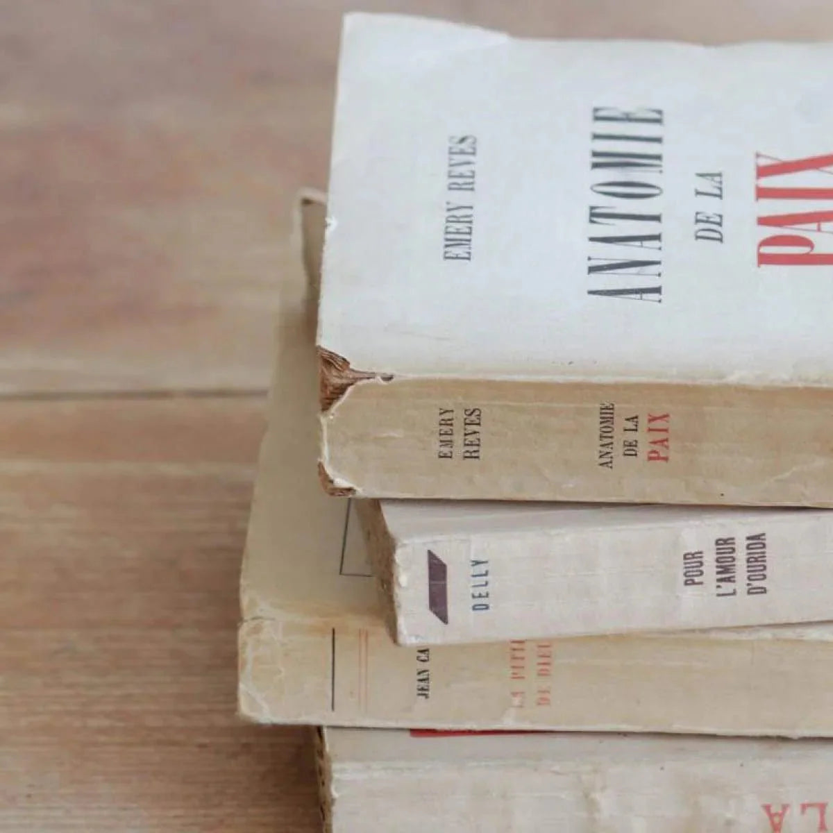 Vintage French Book Set of 4