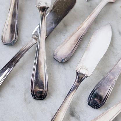 Vintage French Flatware Set of 25