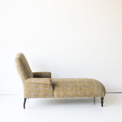 Vintage Napoleon Chaise | Kundan Stone