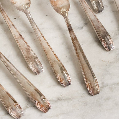 Vintage Salad Fork, Set of 8