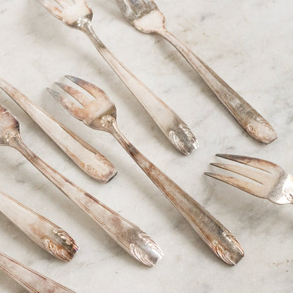 Vintage Salad Fork, Set of 8