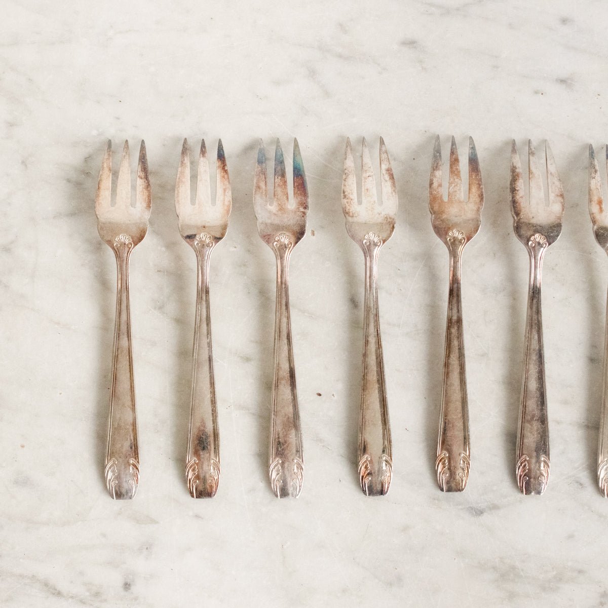 Vintage Salad Fork, Set of 8