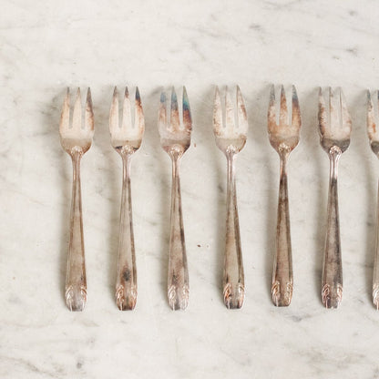 Vintage Salad Fork, Set of 8