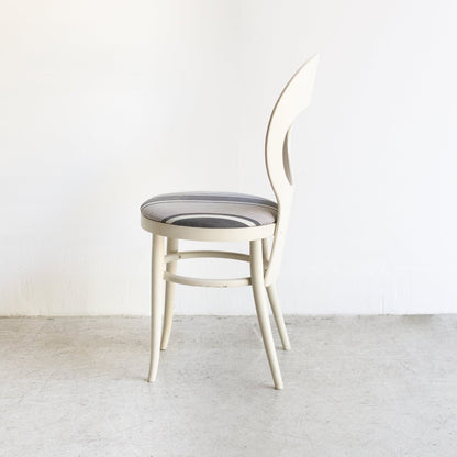 Vintage Seagull Chair with Mattress Ticking Seat