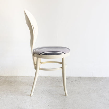 Vintage Seagull Chair with Mattress Ticking Seat