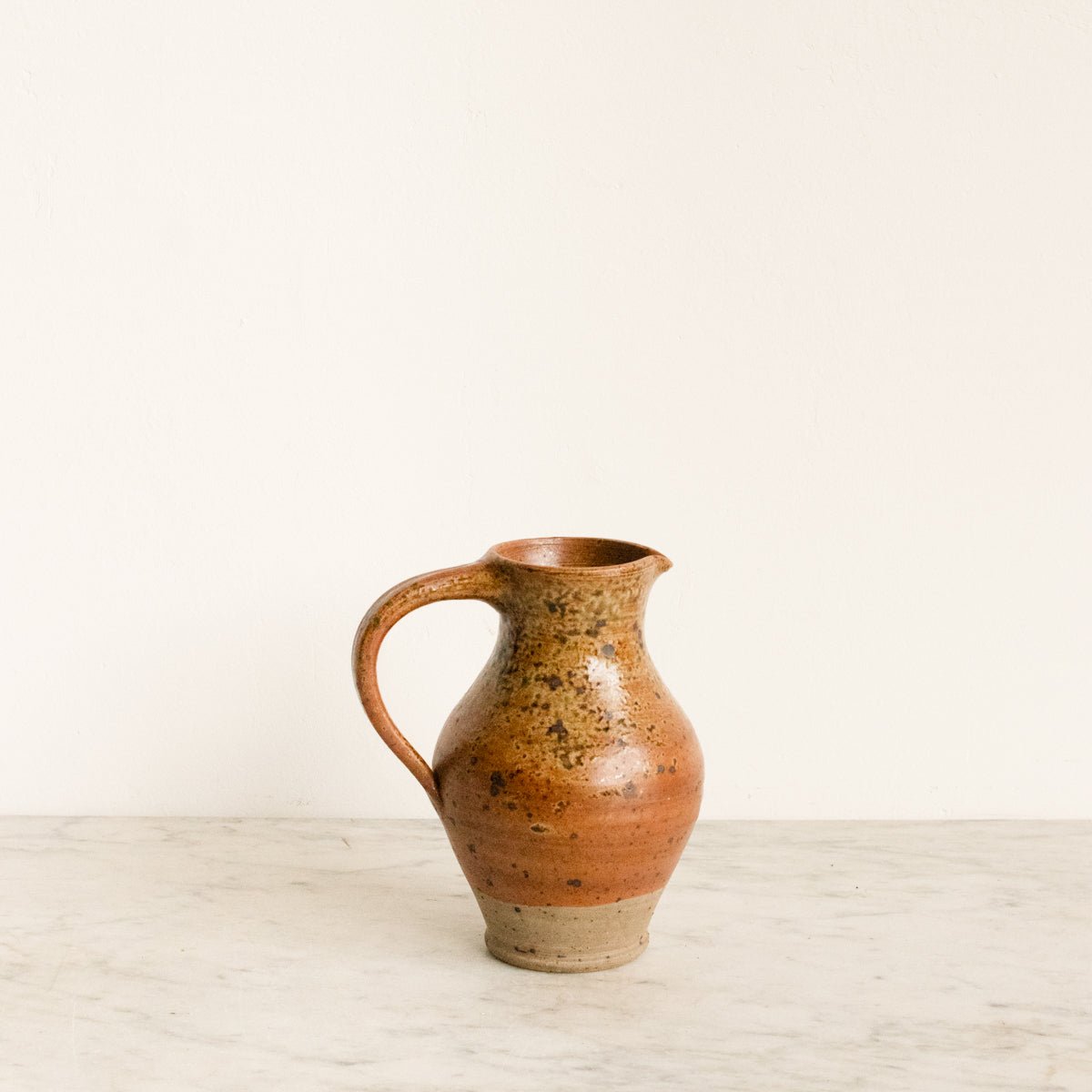 Vintage Stoneware Pitcher | Signed by Artist