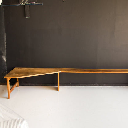 Vintage Walnut Banquette