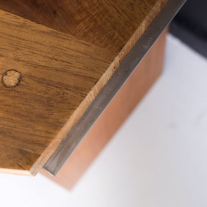 Vintage Walnut Banquette