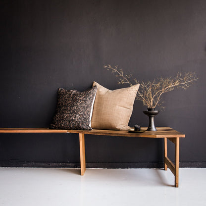 Vintage Walnut Banquette
