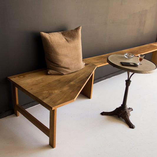 Vintage Walnut Banquette