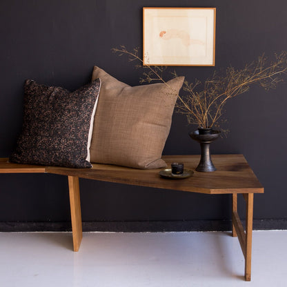 Vintage Walnut Banquette