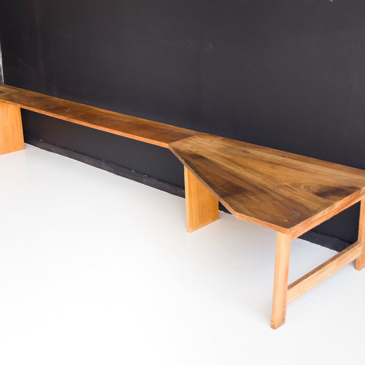 Vintage Walnut Banquette