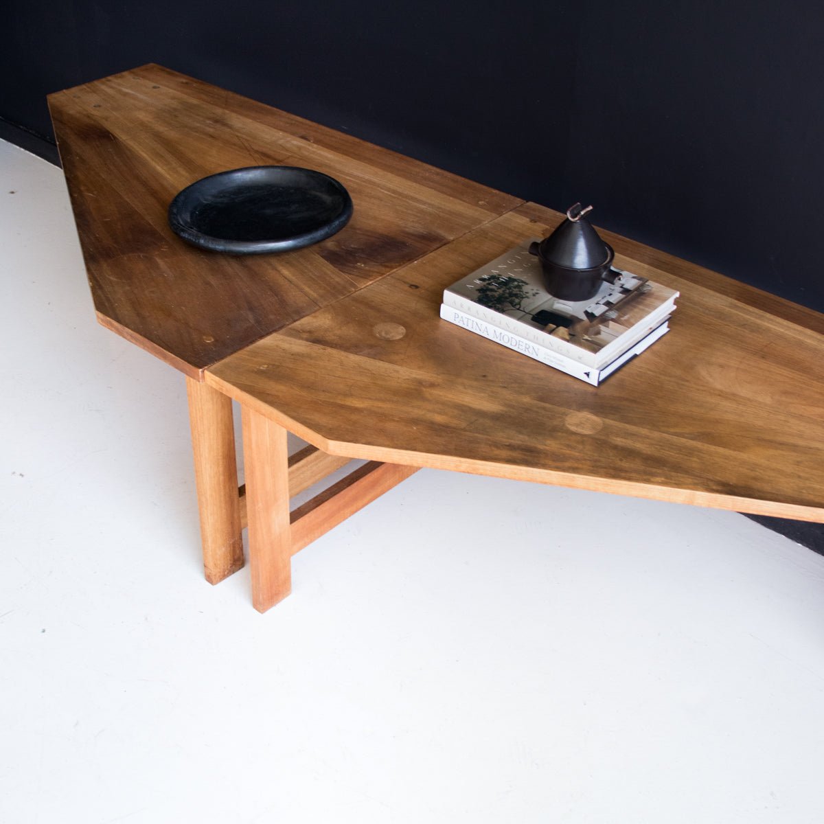 Vintage Walnut Banquette