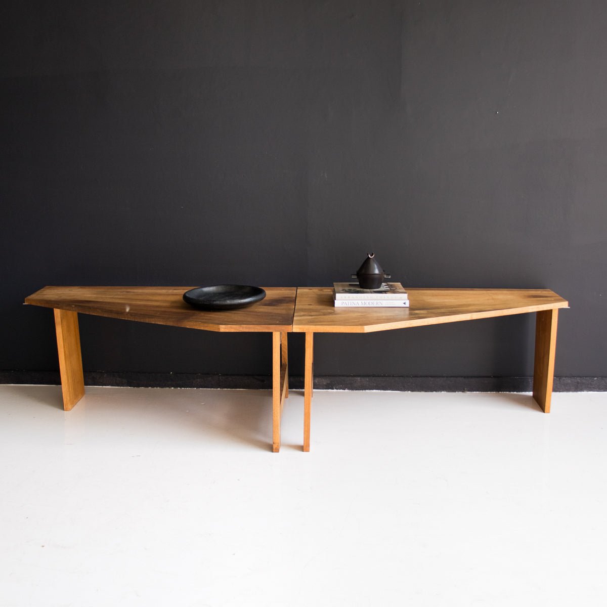 Vintage Walnut Banquette