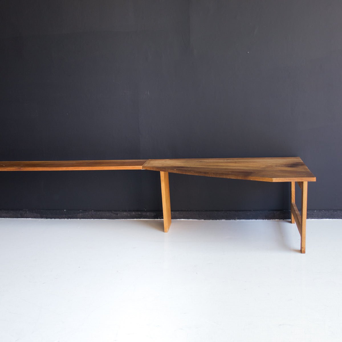 Vintage Walnut Banquette