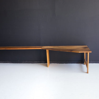 Vintage Walnut Banquette