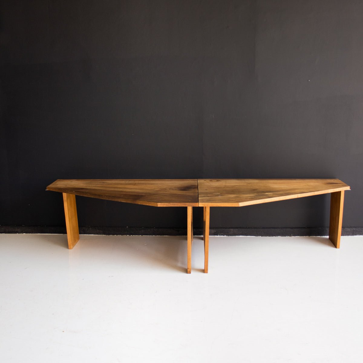 Vintage Walnut Banquette