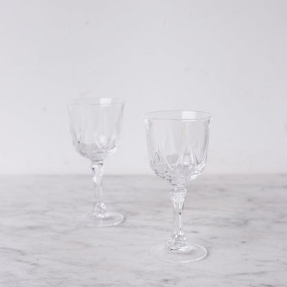 Vintage Wine Glass Set of 4