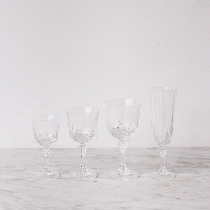 Vintage Wine Glass Set of 4