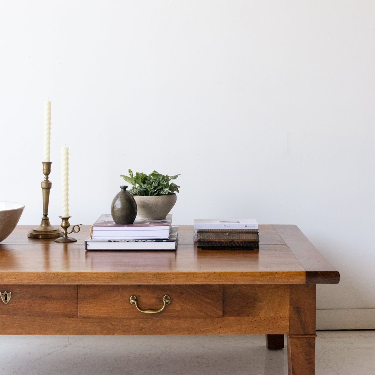 Walnut Coffee Table with Hidden Caches