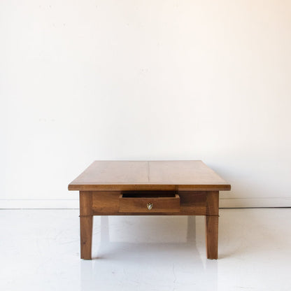 Walnut Coffee Table with Hidden Caches