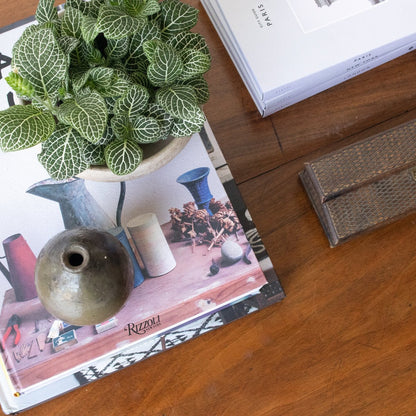 Walnut Coffee Table with Hidden Caches