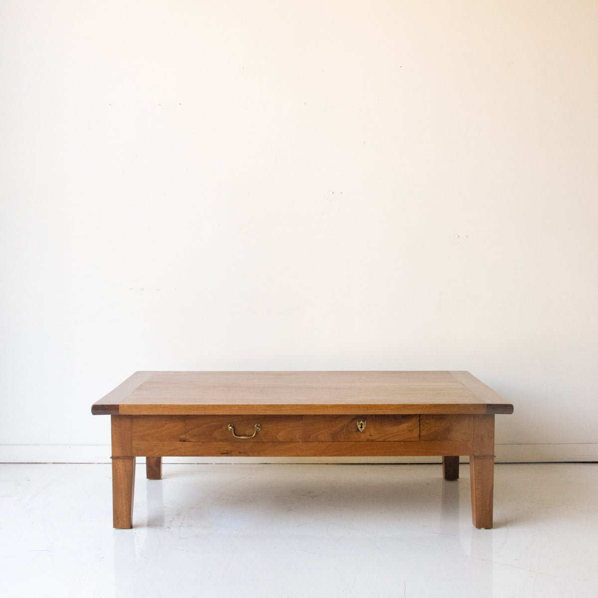 Walnut Coffee Table with Hidden Caches
